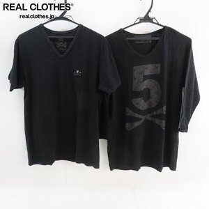 ☆Roen/ロエン スカル カットソー/Tシャツ 2点セット/48 /000