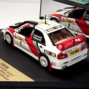 希少 1/43 三菱 ランサーエボリューション 4 Safari Rally ラリー WRC ケニア トミーマキネン Makinen MITSUBISHI Lancer EVO 1円〜 020308