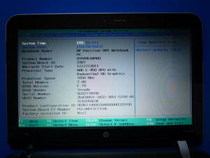 ★★M50　HP Pavilion dm1 4175SA CPUユニット　BIOS起動OK