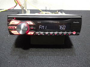 16AD7656　カロッツェリア 　DEH-380 1DIN CD AUX FM AM　