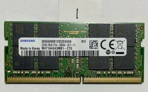 1 - メモリ SAMSUNG 計32GB (32GB x1枚) SO-DIMM DDR4 PC4-2666V