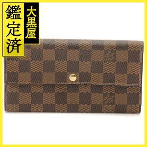 LOUIS VUITTON ルイヴィトン 長財布 ポルトフォイユ・サラ ダミエ N61734【473】