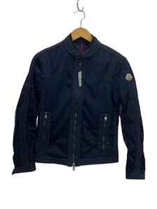 MONCLER◆ルマン/ライダースジャケット/メッシュ/0/ナイロン/NVY