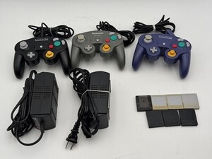 【中古・現状品】1000円スタート！　動作未確認 任天堂 ゲームキューブ コントローラー メモリーカード など まとめ売り　1FA5-S80-11HAG6