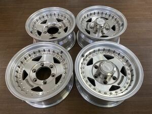 深リムCENTER LINE BERG センターライン コンボ プロII 15インチ17x7J PCD139.7 6穴 中古4本