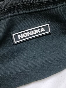 【NONGKA】 荷物が取り出しやすい 3ポケットウエストバッグ黒☆おしゃれ サコッシュ メッセンジャーバッグ ボディーバッグ 送270円☆