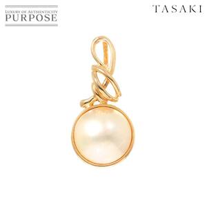 タサキ TASAKI マベ真珠 ペンダント トップ K14 PG ピンクゴールド 585 Mabe Pearl Pendant Top 90245430