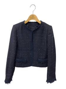 FOXEY フォクシーブティック ジャケット 38 Jacket Tweed Noble 42039 ネイビー 2023年増産品