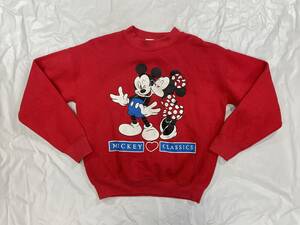 古着 1924 ミッキー スウェット シャツ USA コットン ポリエステル ビンテージ オリジナル vintage 70 80 90 old オールド disney