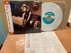 帯付 国内盤 20cmLD★MADONNA / LIKE A VIRGIN // JM034-0036 JPN Obi