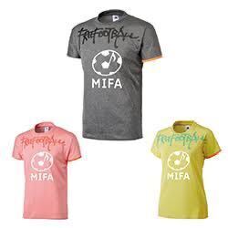 美品★限定 MIFA FOOTBALL PARK MIFARA adidas tシャツ　Mr.Children ウカスカジー 桜井和寿　ミスチル　ゲームシャツ グレー ap bank fes