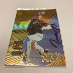 Travis Foley RC 2002 Bowman’s Best RC auto Gold