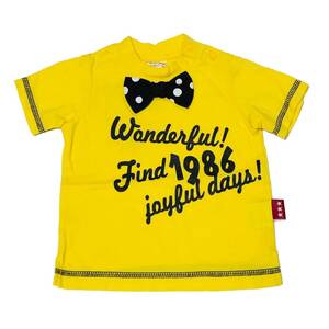 訳有最終大特価♪KID’S蝶ネクタイTシャツ80YE／PUNKロカビリー