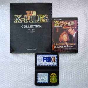  X-ファイル エックスファイルTHE X-FILES COLLECTION&完全調査BOOK Vol.2ダナ・スカリーFBIアメリカ合衆国連邦捜査局バッジ付きIDケース