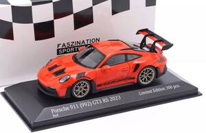 1:43 Minichamps ポルシェ 911 (992) GT3 RS レッド 2023 Porsche