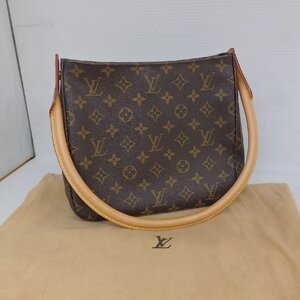 A482T【本物保証】 LOUIS VUITTON ルイヴィトン モノグラム ルーピングMM M51146 トートバッグ ハンドバッグ