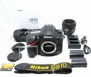 【超美品・超豪華セット】Nikon ニコン D810 AF-S NIKKOR 50mm MB-D12セット