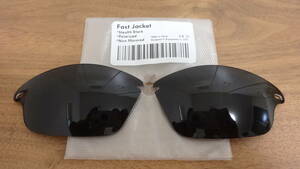 処分価格！！★オークリー ファストジャケット用 カスタム偏光レンズ BLACK Color Polarized 新品 　Oakley Fast Jacket 