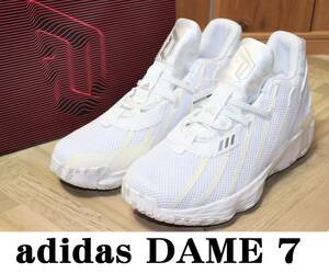 送料無料 特価即決【新品】 adidas ★ DAME 7 (US8/26cm) ★ アディダス デイム7 ダミアンリラード FY2795 バスケットボールシューズ 箱付