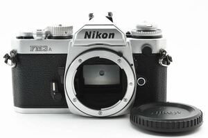 【シャッターOK 良品】 ニコン FM3A シルバー ボディ NIKON最後のMFフィルムカメラ 同梱可能 1円#9592