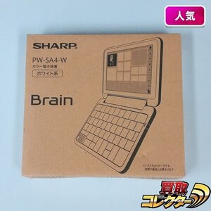 gA557a [箱説有] SHARP カラー電子辞書 ブレイン Brain ホワイト | ホビー X