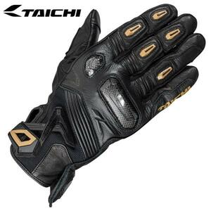 RS TAICHI RSタイチ RST441 ラプター レザーグローブ カラー:BLACK/GOLD サイズ:XXL