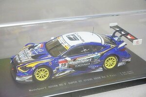 EBBRO エブロ 1/43 Lexus レクサス ウェッズスポーツ アドバン RC F スーパーGT GT500 富士 2016 #19 45459