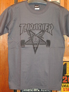 新品、展示品、THRASHER スラッシャー【Mサイズ】Tシャツボディは社外 スケーター、Tシャツ 送料￥２８０