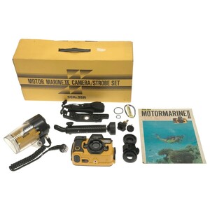 【動作品】Sea＆Sea Motor Marine II Camera Strobe Set Yellow Sub 50 TTL シーアンドシー 水中カメラ 水中ストロボセット 元箱入 C3928