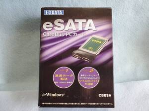 I-O DATA CBESA （eSATAインターフェイスPCカード）