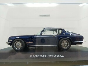 ■ディーラー特注IXO　イクソモデル 1/43 CLC076 Maserati Mistral ダークブルー マセラティ・ミストラル モデルミニカー