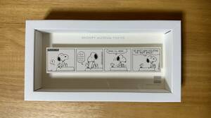 未使用★SNOOPY MUSEUM TOKYO / スヌーピーミュージアム東京(六本木)　会場限定の原画ミニフレーム A　スヌーピーとウッドストック★