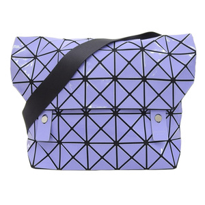 イッセイミヤケ ISSEY MIYAKE バオバオ ショルダーバッグ PVC パープル BB51-AG222 中古 新入荷 OB2149