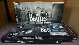 THE BEATLES : ROCKBAND Premium Bandle PlayStation3版 限定大型BOX＆リッケンバッカー＆グレッチ・コントローラーセット・シールド新品