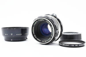 ★良品★ ニコン NIKON NIKKOR-H AUTO F2 50mm Cなし NIPPON KOGAKU 前期 単焦点 #573A