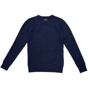 20AW 定価5.4万 1piu1uguale3 wool cashmere waffle knit Ⅳ M　ウノピゥウノウグァーレトレカシミア混ワッフルニット　wjk　akm