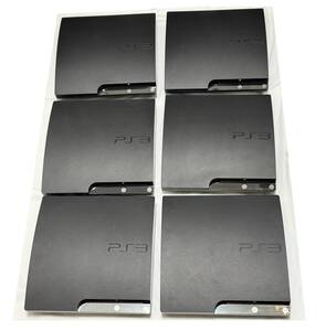 ★[中古] PS3 本体 CECH2000A CECH2500A ブラック　6台セット 本体のみ [動作確認済] プレイステーション3 薄型 中期型 2100 3000★