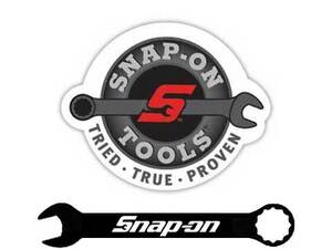 Snap-on（スナップオン）レンチS ロゴ ツール 工具 ステッカー「TRIED TRUE PROVEN DECAL」