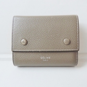 セリーヌ CELINE 3つ折り財布/ミニ/コンパクト 104903AFE.09SO スモール フォールデッドマルチファンクション レザー スリ 財布