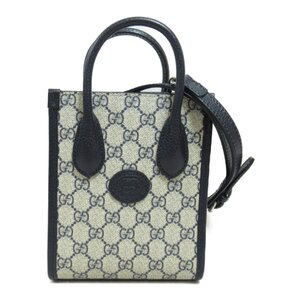 グッチ インターロッキングG付 ミニ トートバッグ ブランドオフ GUCCI レザー 2wayショルダーバッグ コーティン