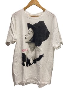 Hanes◆Tシャツ/2L/コットン/WHT/MADONNA/90R/90s/AMBITION//