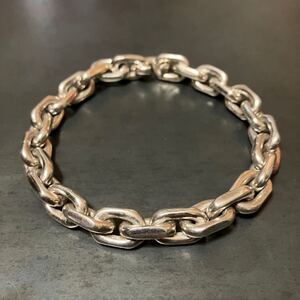 SILVER925 BIG OVAL CHAIN BRACELET/シルバー/ブレスレット