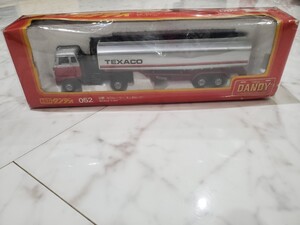 未使用保管品　TOMICA DANDY トミカ ダンディ 1/60 日野　セミトレーラー　タンクローリー　TEXACO　052 日本製　 元箱に破損あり