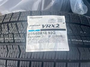 【205/60R16】BS ブリヂストン　スタッドレスタイヤ　ブリザック　VRX2 2024年製　新品4本セット　限定1台分　特価品