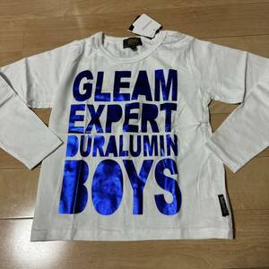 新品メタリックプリント　長袖TシャツロンT140 男女◎ チャビーギャング好き　男の子　女の子　キッズ　子供服　定価2900円