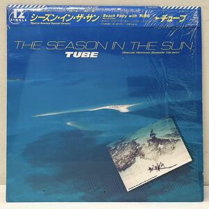 X93311▲帯付美品 TUBE/THE SEASON IN THE SUN 12インチレコード チューブ/スペシャルリミックス