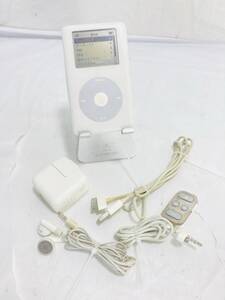 Apple iPod classic A1059 (第4世代) 20GB A1018 リモコン付 イヤホン 充電器 動作確認済み TT-241206004