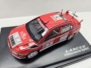 1/43 MITSUBISHI LANCER EVOLUTION Ⅶ WRC 1:43 三菱 ランサーエボリューション Ⅶ エムテック MTECH エポック社 ケース付 入手困難 レア物