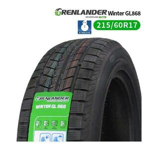 215/60R17 2024年製 新品スタッドレスタイヤ GRENLANDER Winter GL868 送料無料 215/60/17