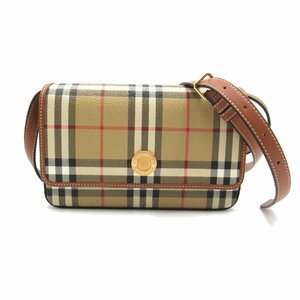 バーバリー ショルダーバッグ ブランドオフ BURBERRY PVCコーティングキャンバス ショルダーバッグ PVC レディース